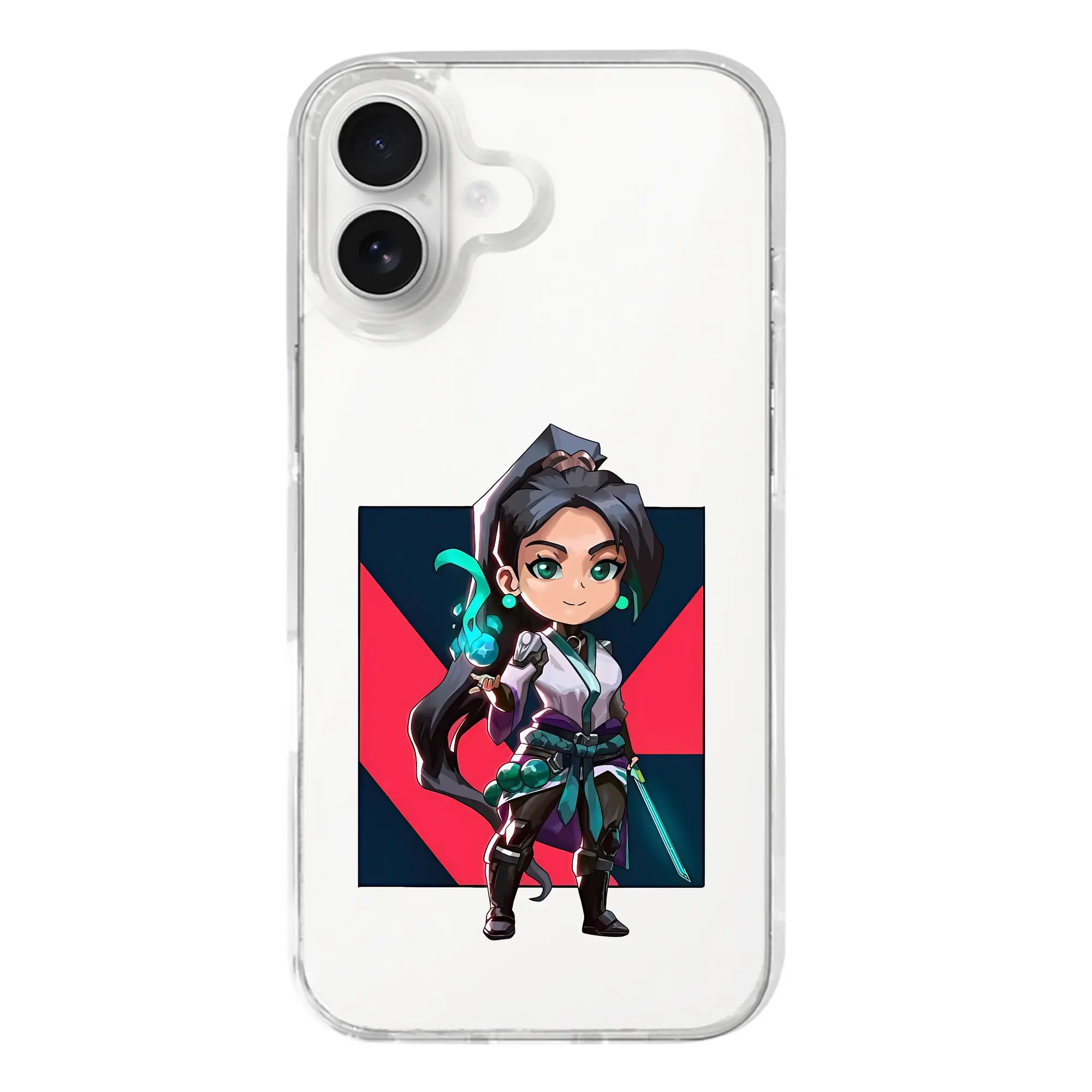 VALORANT グッズ,セージ - iPhone 17シリーズ 透明スマホケース – 薄型・耐衝撃・精密フィット保護カバー